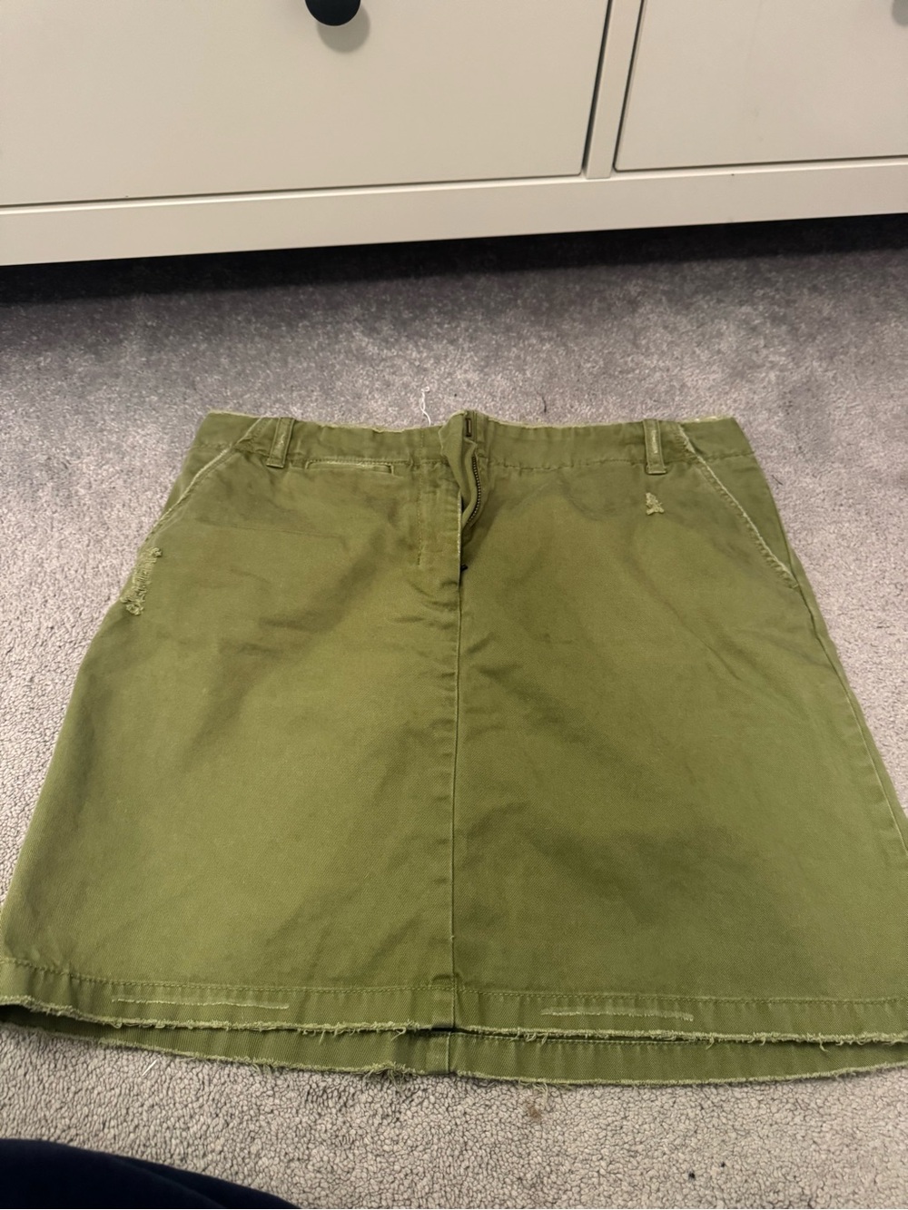 J. Crew Olive Green Mini Skirt